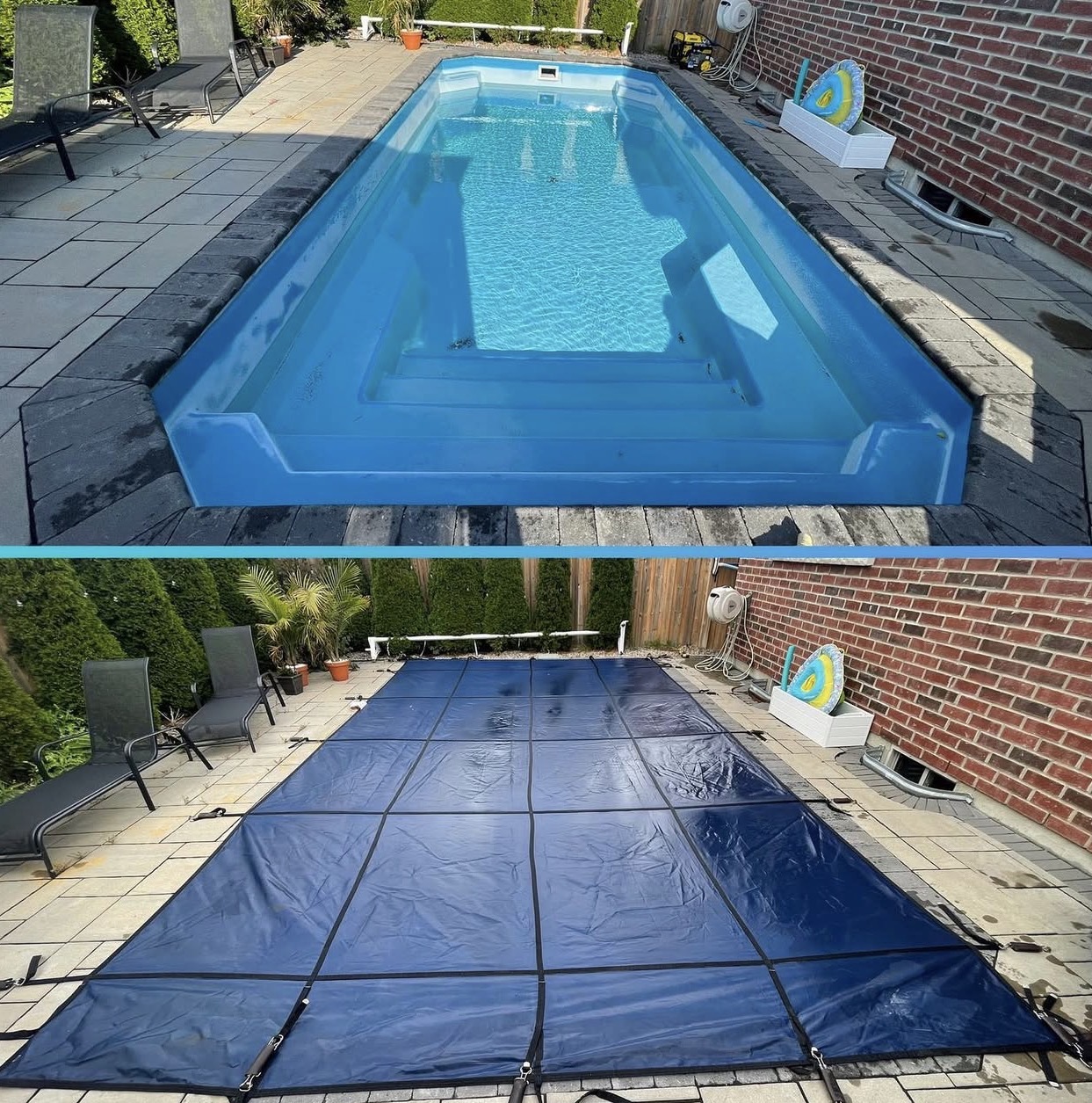 Pool opening service by Mr. Poolman