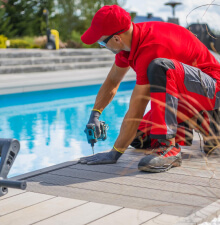 Pool deck repair and maintenance